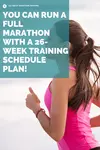 26 Week Marathon Training