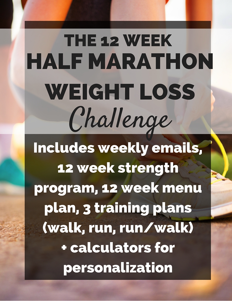 the half marathon weight loss challenge 