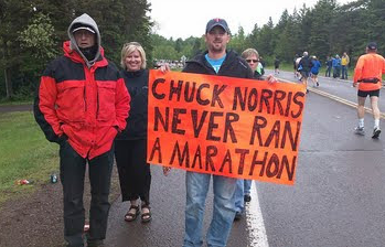 funnysignsformarathonrunnerschucknorris