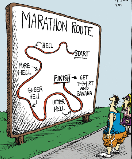 funnysignsformarathonrunnersraceroute